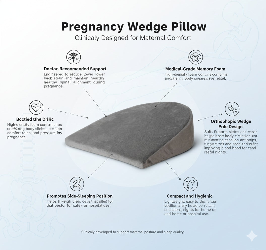 Fridup Maternity Wedge Pillow