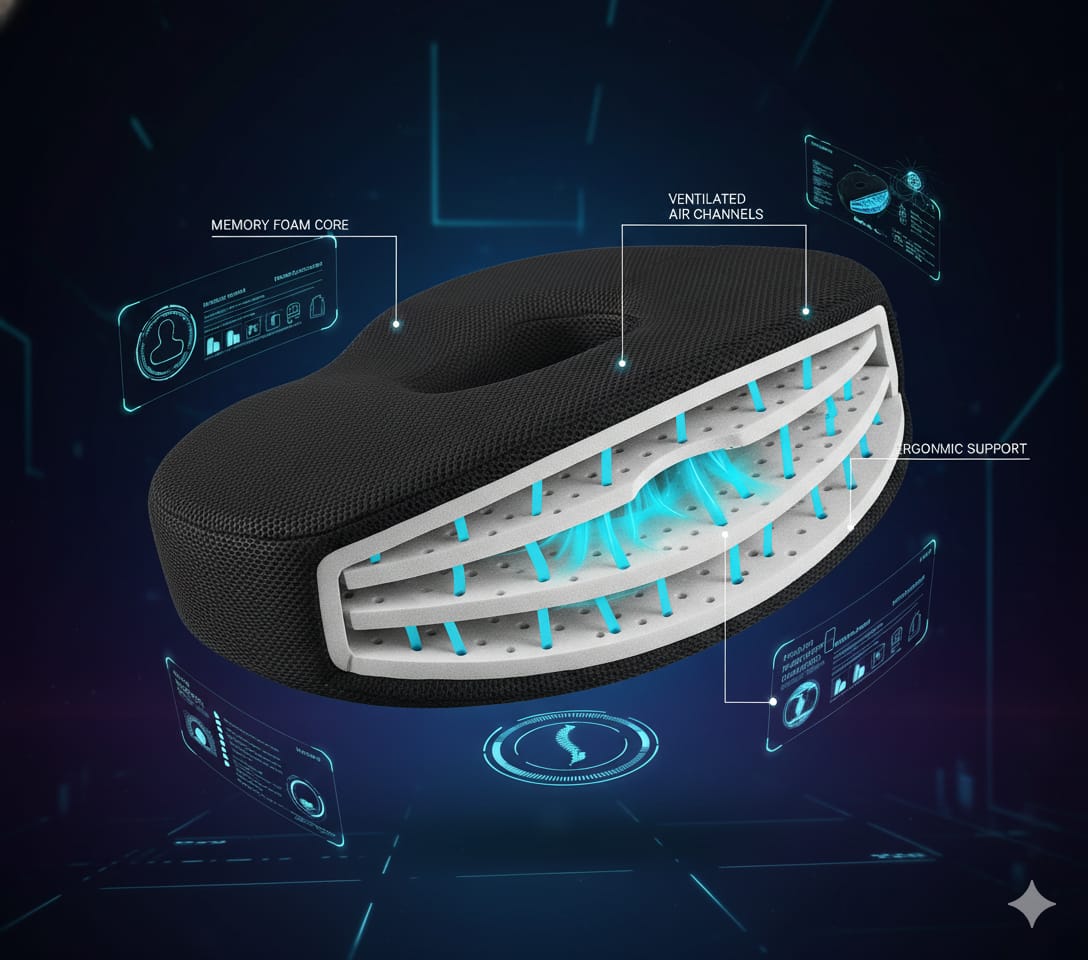 Fridup Orthopaedic Donut Pillow