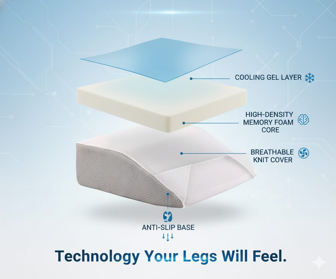 Fridup Orthopaedic Leg Wedge Cushion