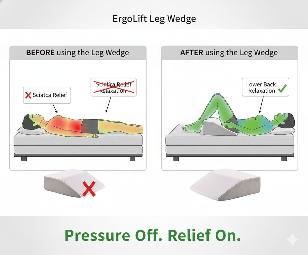Fridup Orthopaedic Leg Wedge Cushion