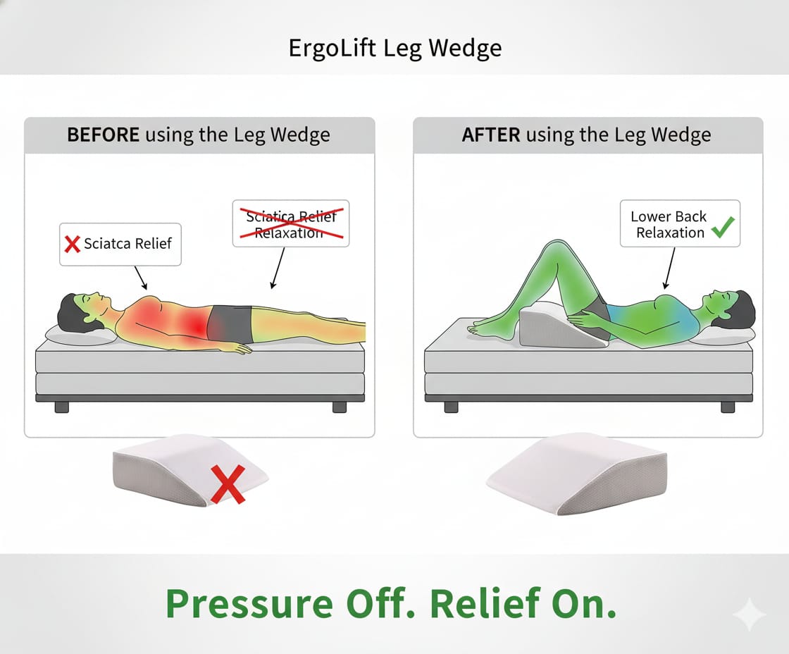 Fridup Orthopaedic Leg Wedge Cushion