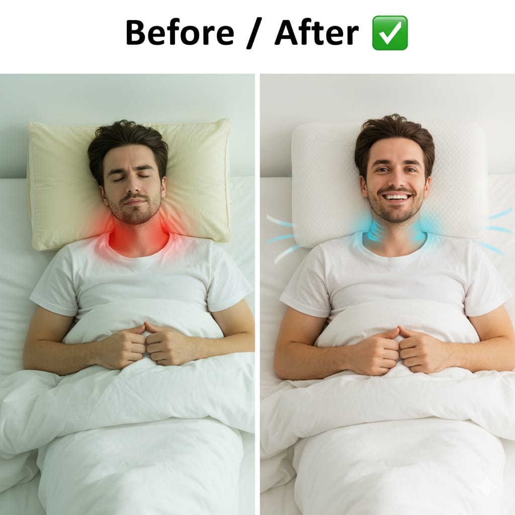 Fridup Standard Premium Memory Foam Pillow