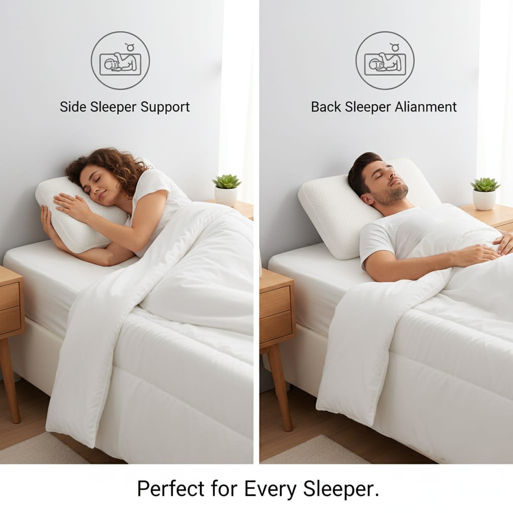 Fridup Standard Premium Memory Foam Pillow