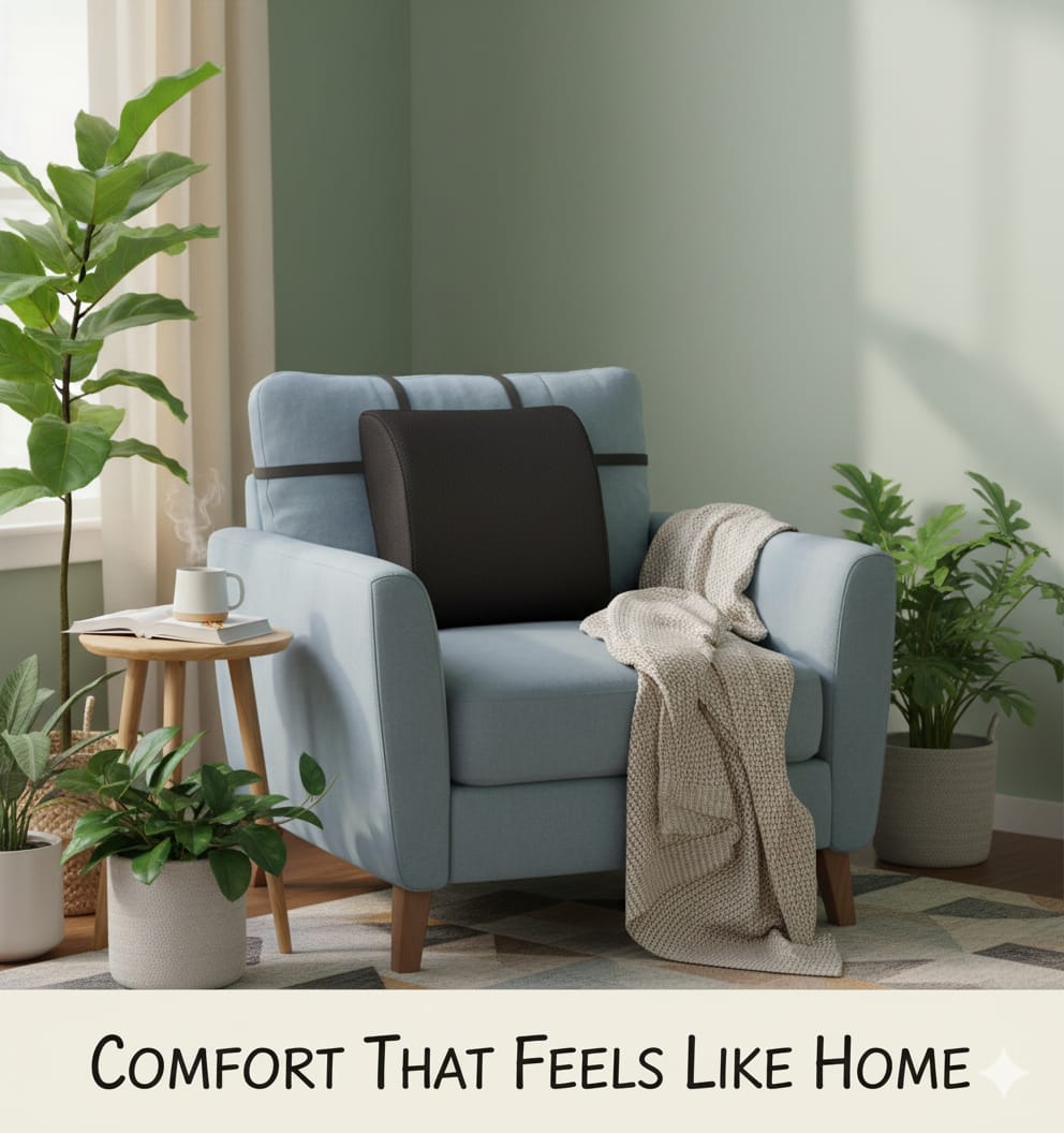 Fridup Back Support Cushion for Home & Office