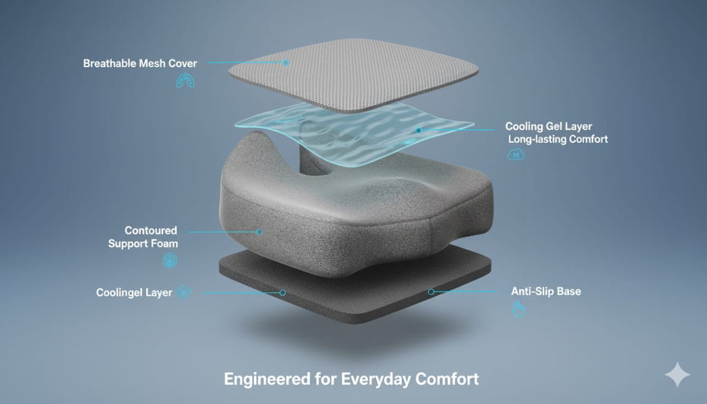Fridup Orthopaedic Coccyx N Cushion