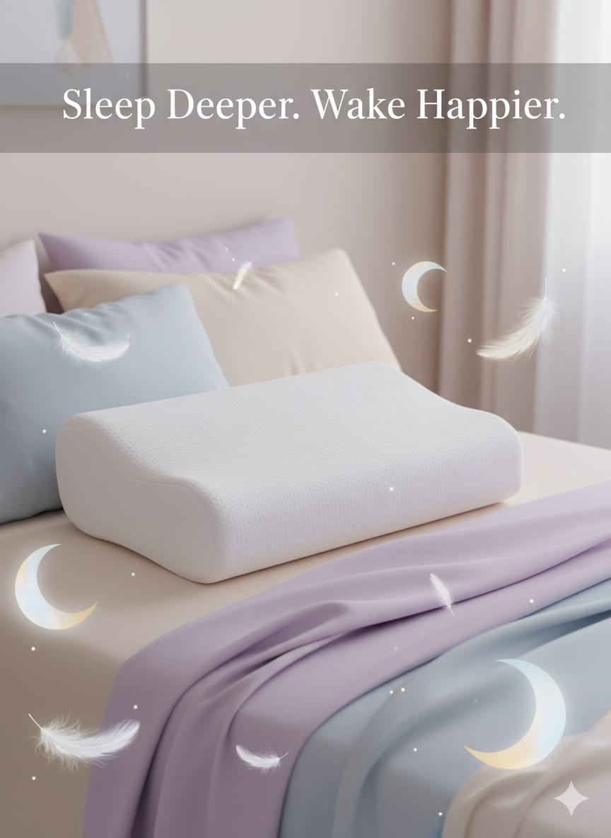 Fridup Memory Foam Contour Pillow