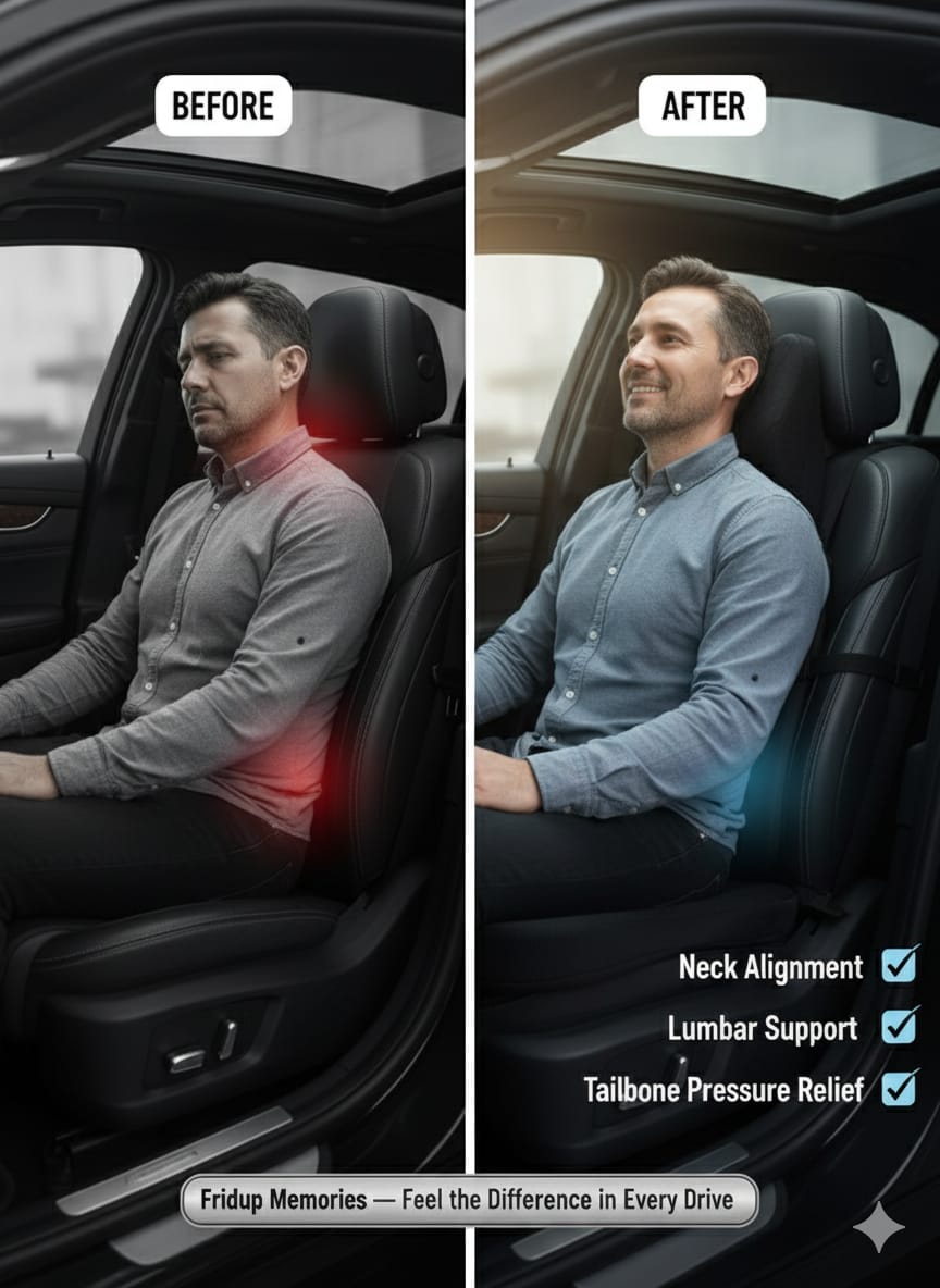 Fridup Ultimate Car Seat Cushion Combo