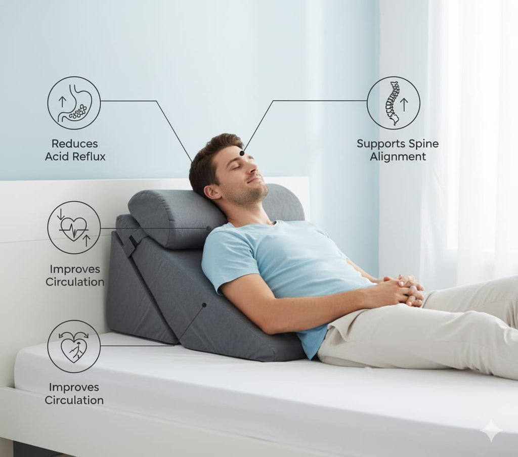 Fridup Adjustable Bed Wedge Cushion