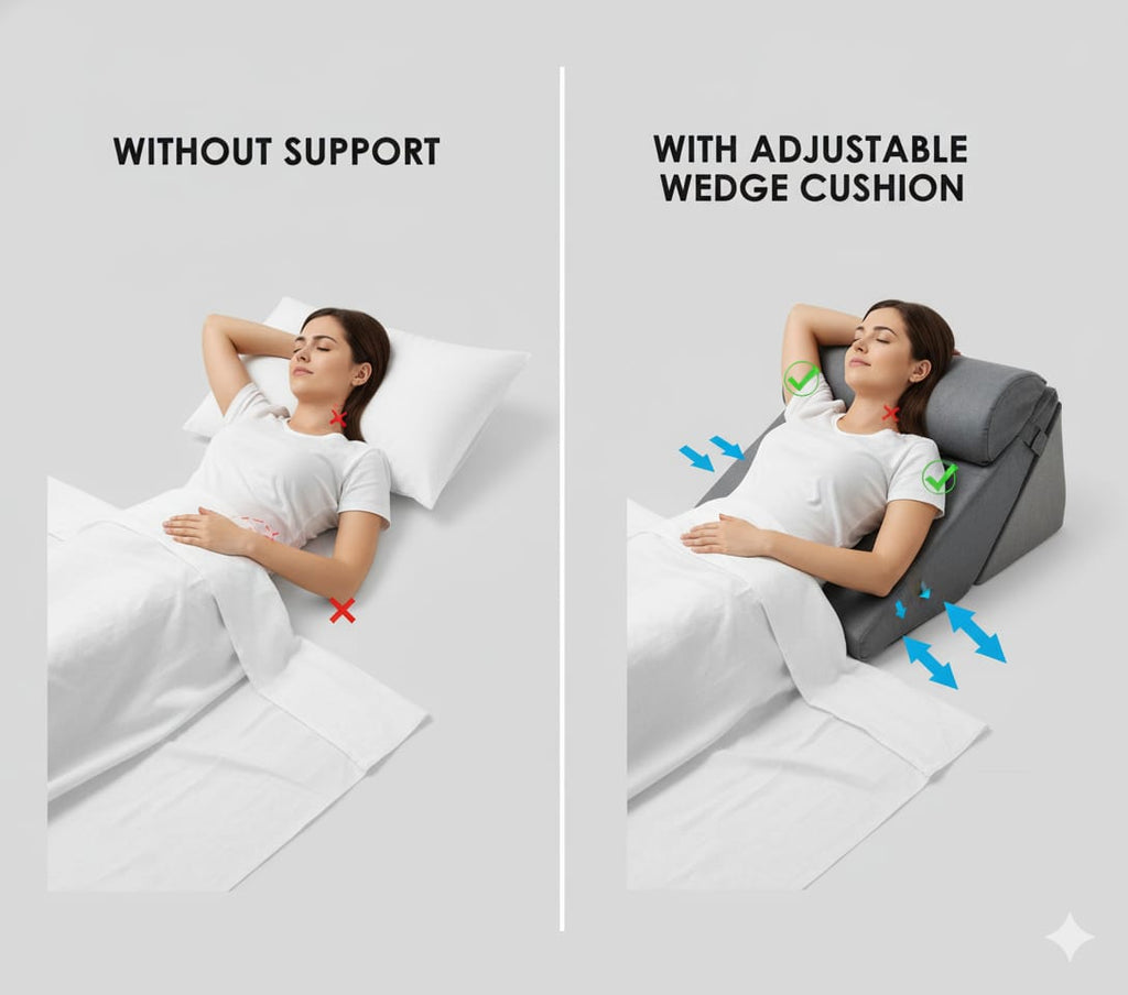 Fridup Adjustable Bed Wedge Cushion