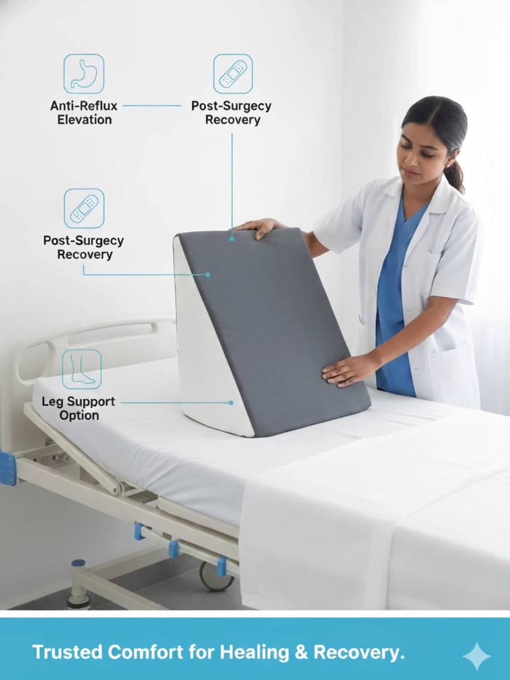 Fridup Bed Wedge Cushion