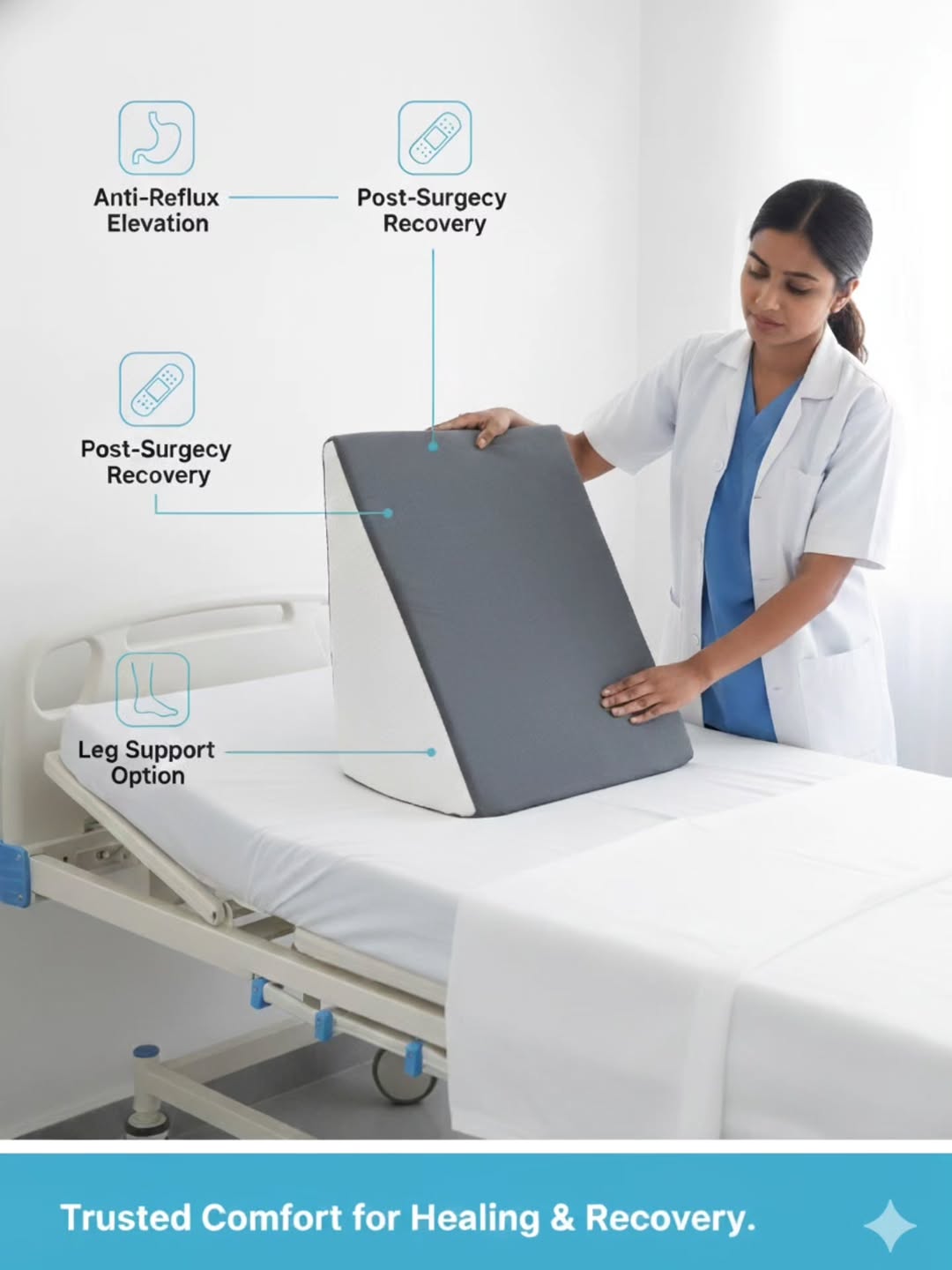 Fridup Bed Wedge Cushion