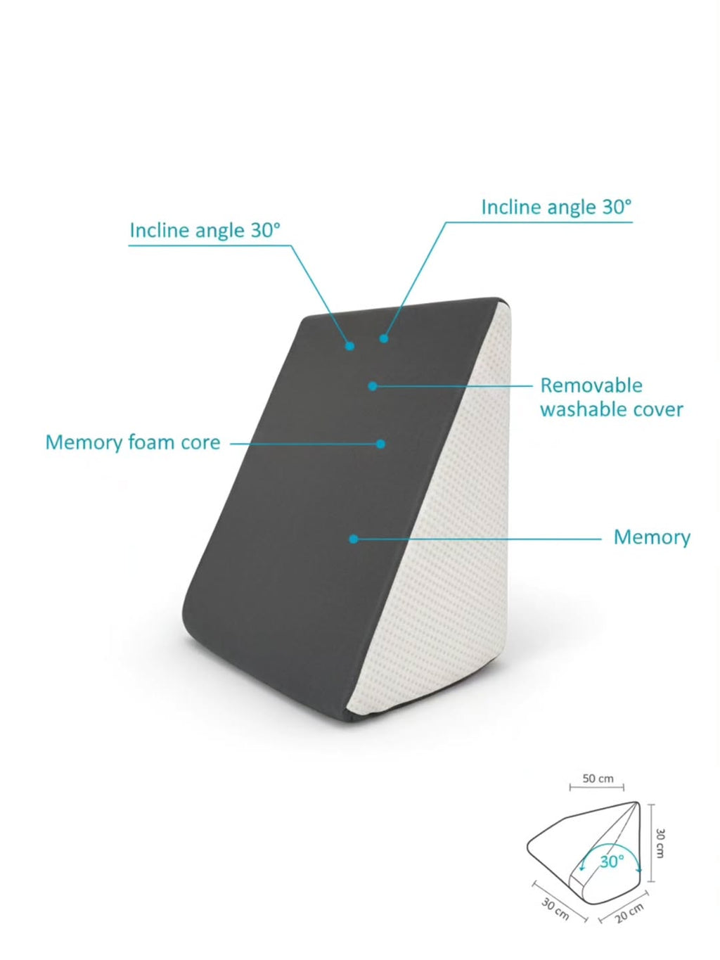 Fridup Bed Wedge Cushion