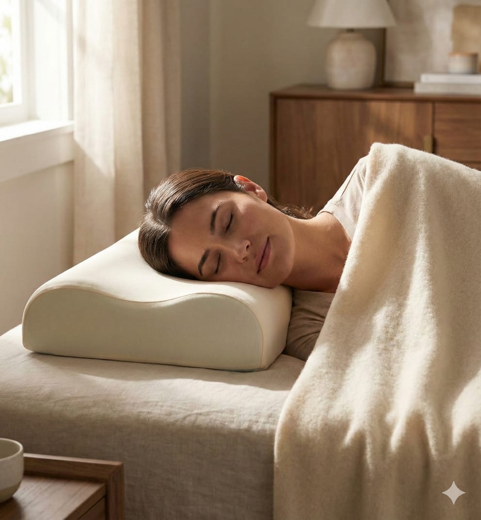 Fridup Standard Gel Memory Foam Contour Pillow