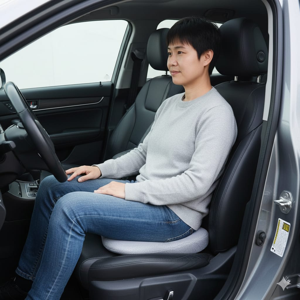 Fridup Car Coccyx Cushion Grey