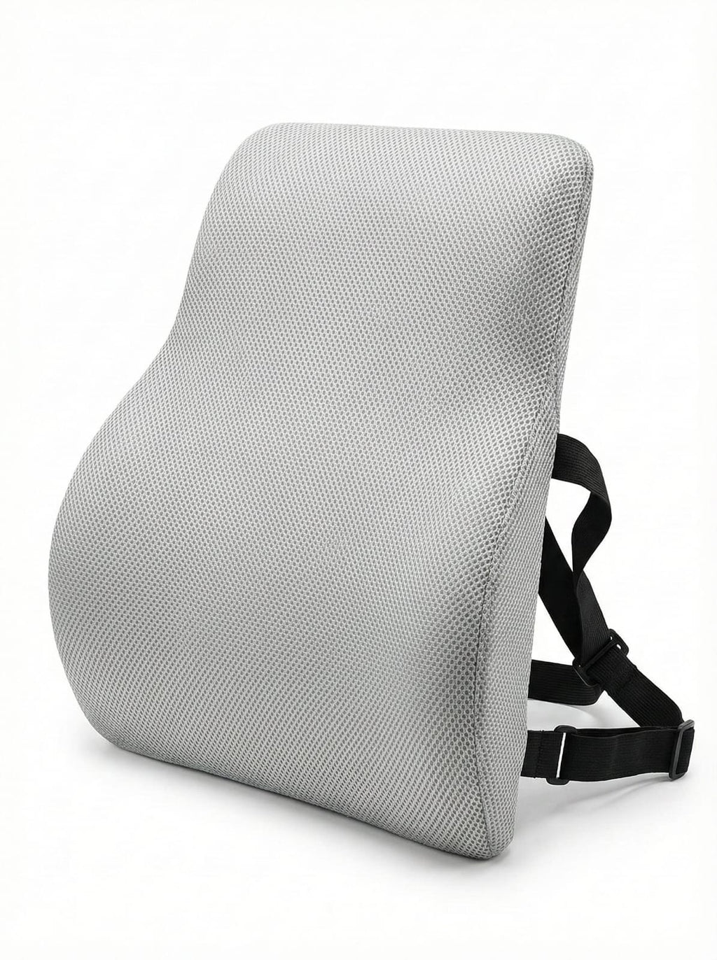 Chair Backrest Cushion Grey – Lumbar Support for Office & Home