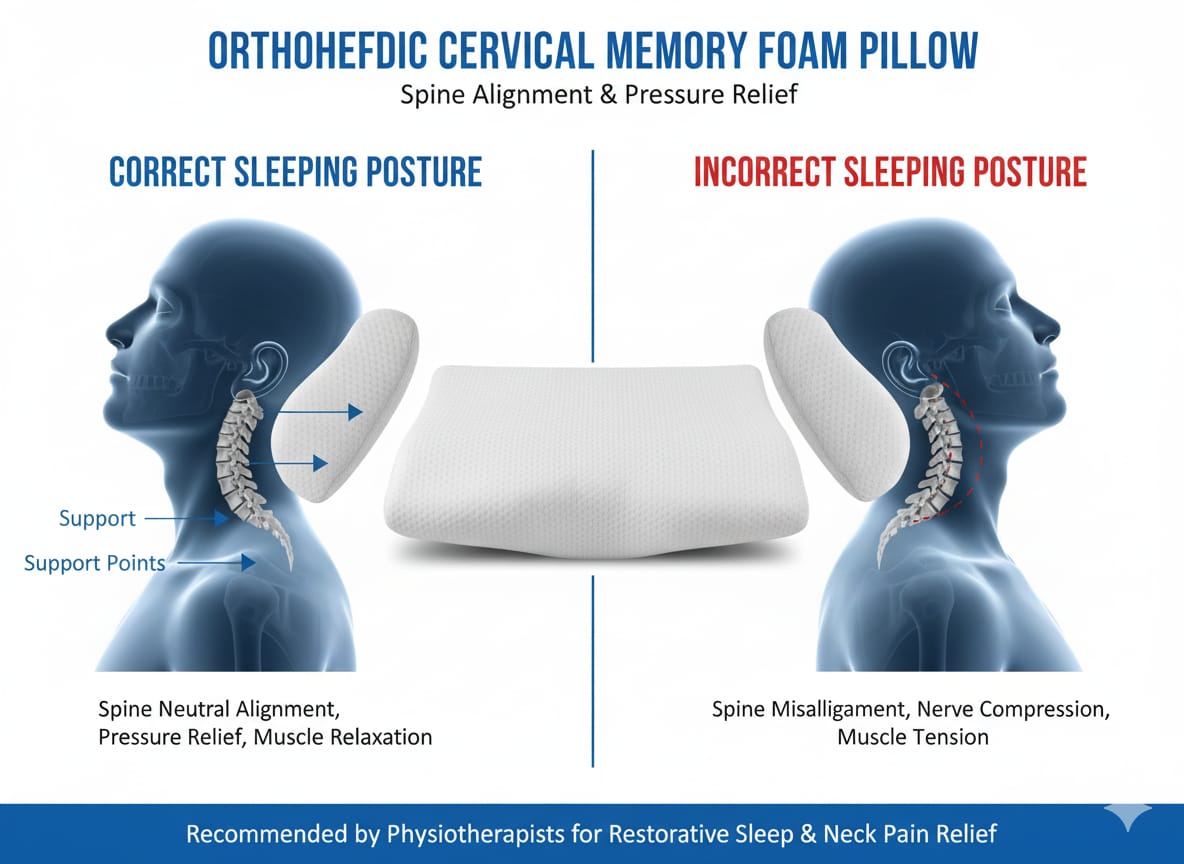Fridup Cervical Neck Pillow