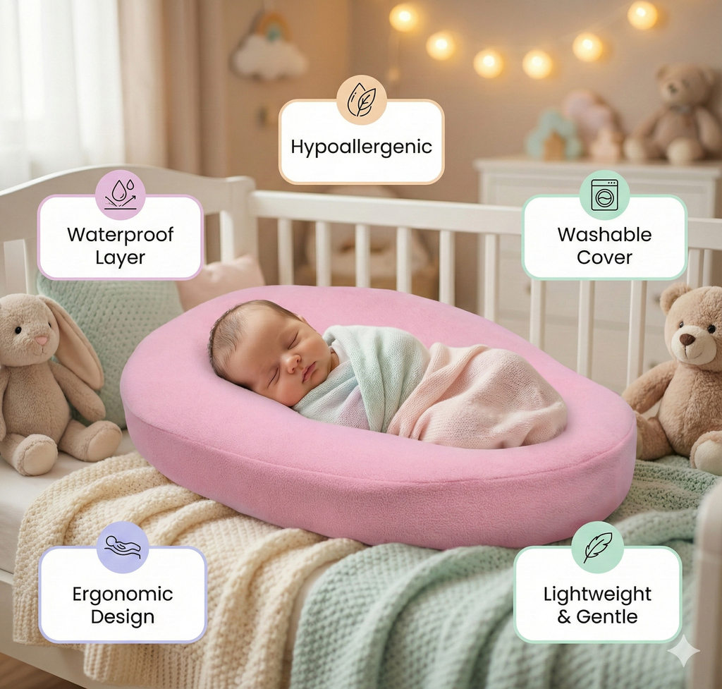 Fridup Memory Foam Baby Pillow
