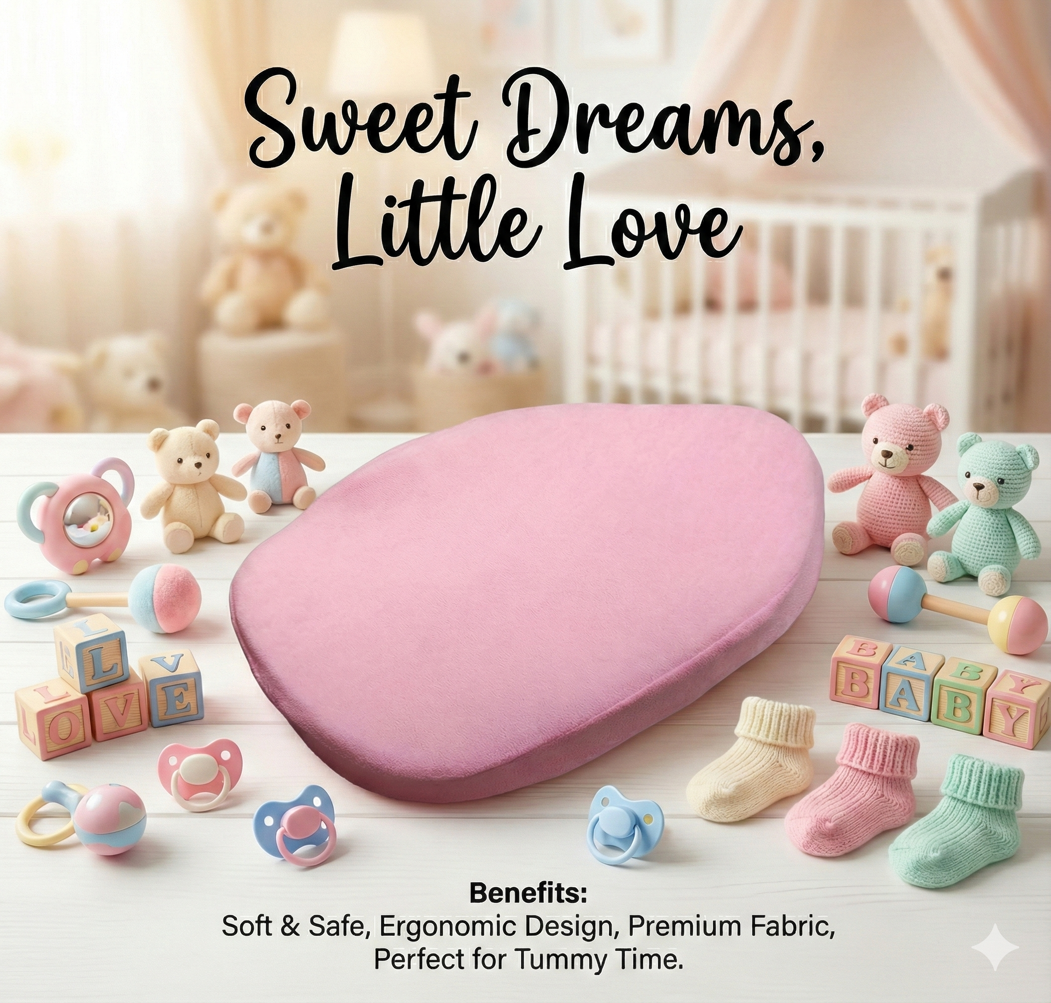 Fridup Memory Foam Baby Pillow